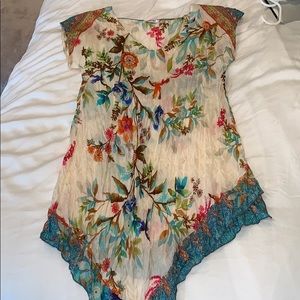 Johnny was printed dress